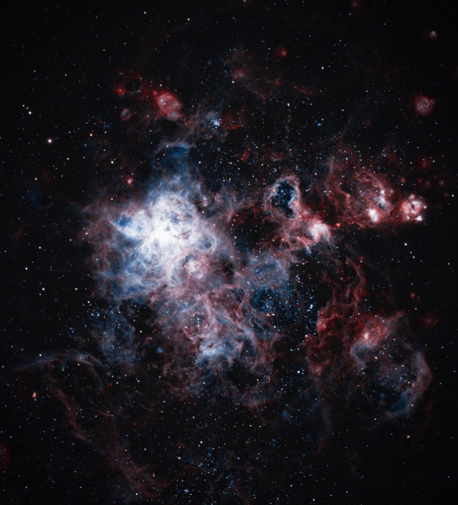 A stunning view of outer space captured by the James Webb Space Telescope